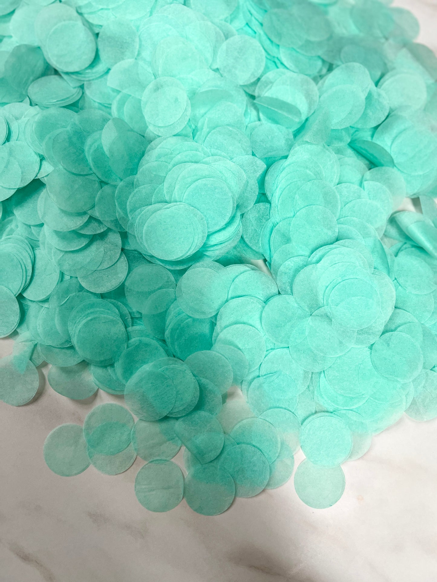 Mint Biodegradable Confetti
