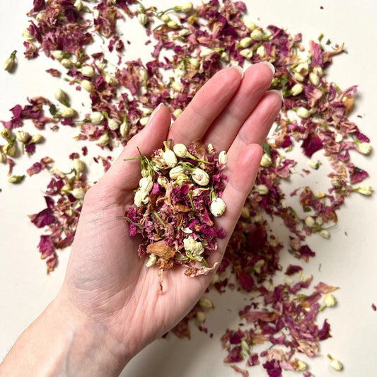Vintage Rose & Jasmine Petal Confetti | 100% Natural Biodegradable