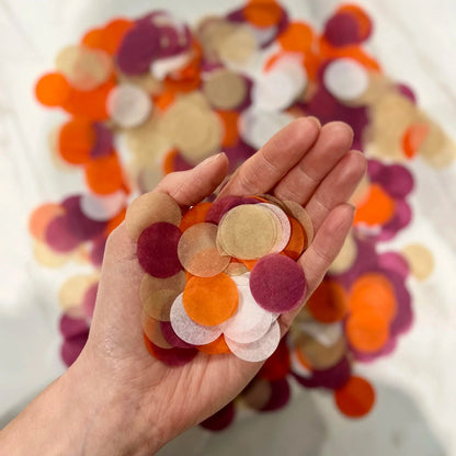 Autumnal Biodegradable Paper Confetti Mix | 7 Handfuls +