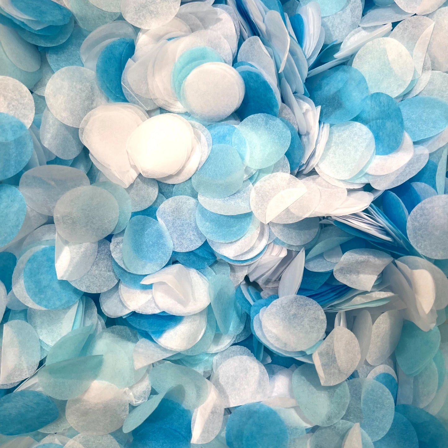 Blue & White Paper Biodegradable Confetti