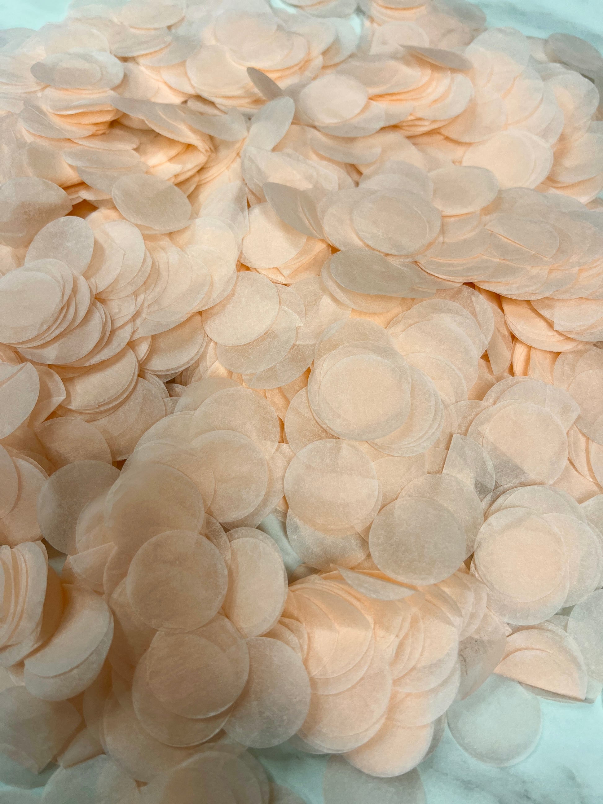 Peach Eco Confetti
