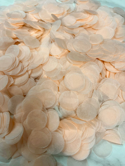 Peach Eco Confetti