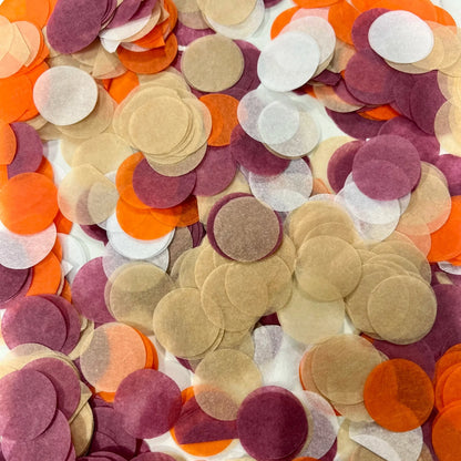 Autumnal Biodegradable Paper Confetti Mix | 7 Handfuls +