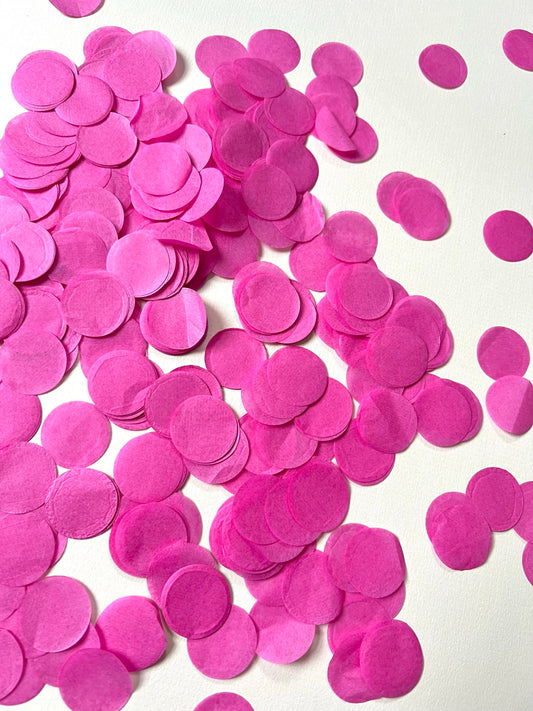 Fuchsia Paper Confetti Biodegradable Confetti
