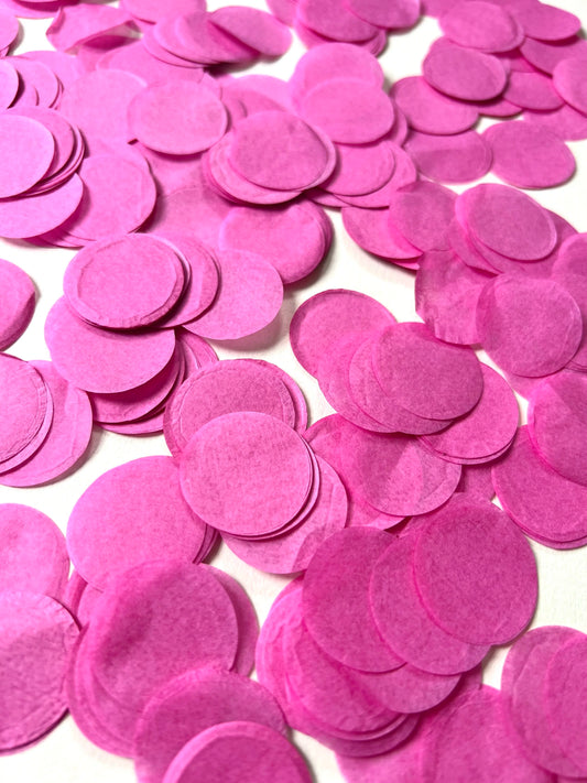 Fuchsia Paper Confetti Biodegradable Confetti