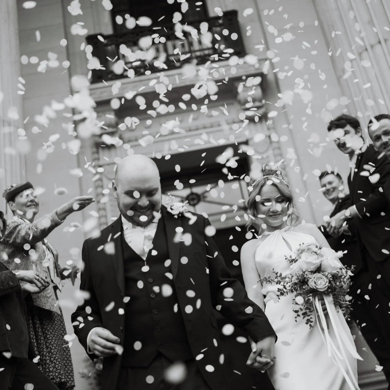 White Biodegradable Paper Confetti