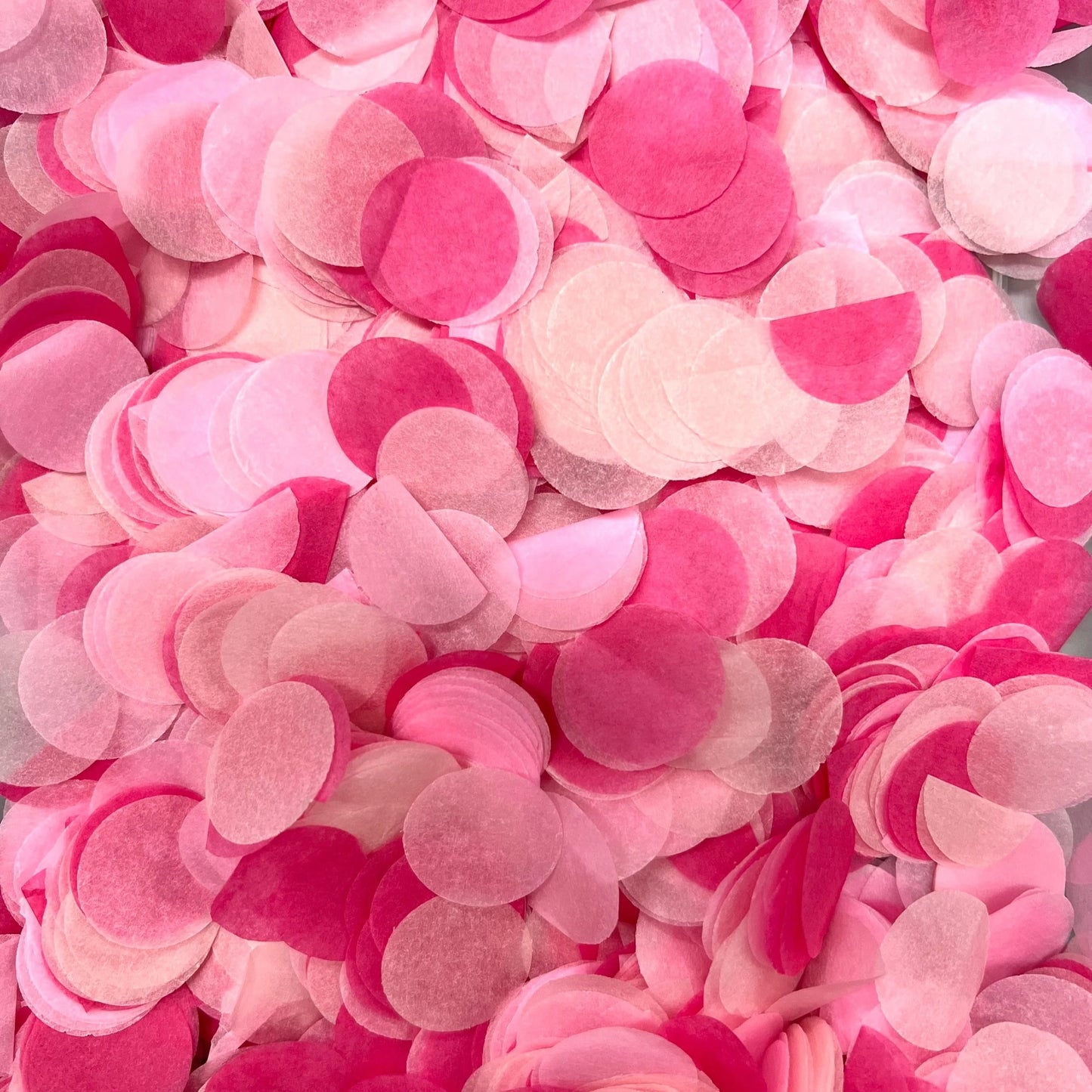 Mixed Pink Biodegradable Paper Confetti
