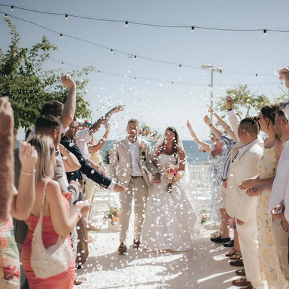 White Biodegradable Paper Confetti