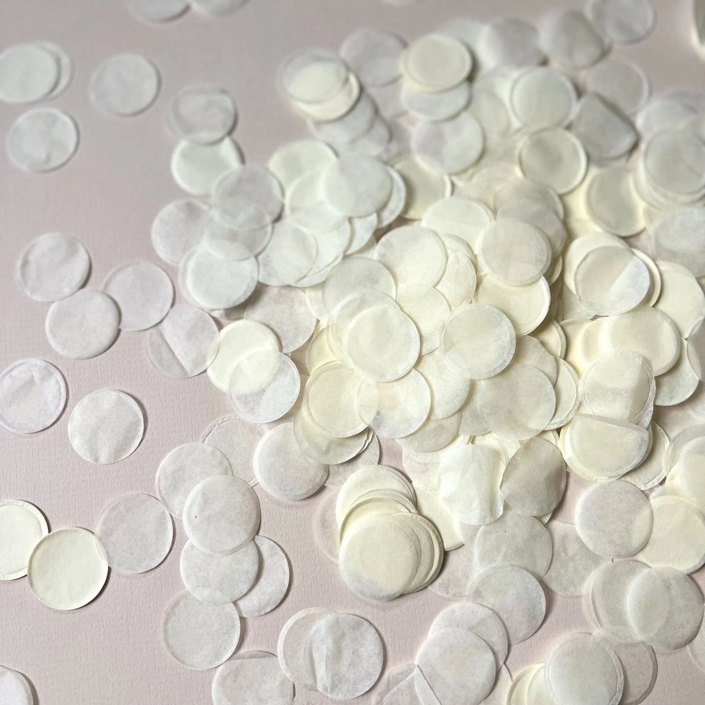 Ivory Biodegradable Paper Confetti