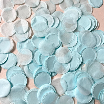Baby Blue Biodegradable Paper Confetti