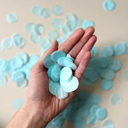 Baby Blue Biodegradable Paper Confetti