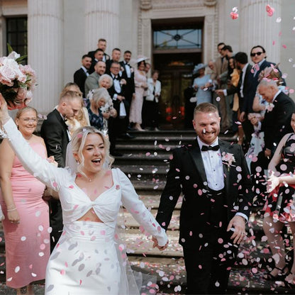 Mixed Pink Biodegradable Paper Confetti