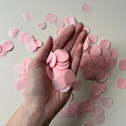 Pastel Pink Paper Confetti Biodegradable Confetti