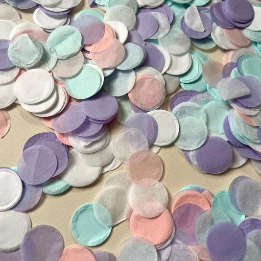 Pastel Rainbow Biodegradable Confetti