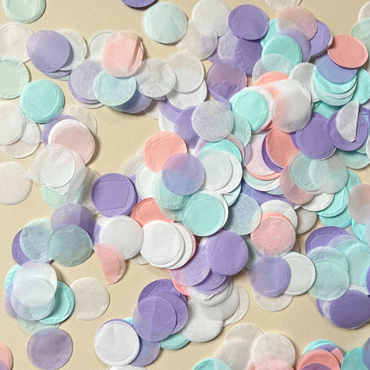 Pastel Rainbow Biodegradable Confetti