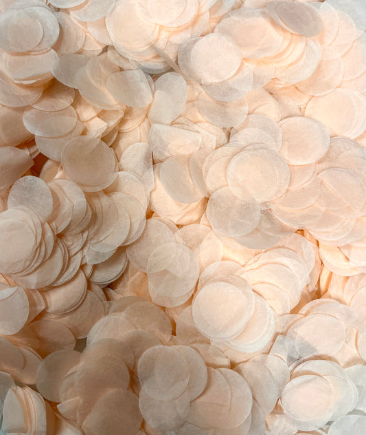 Biodegradable Wedding Confetti Peach