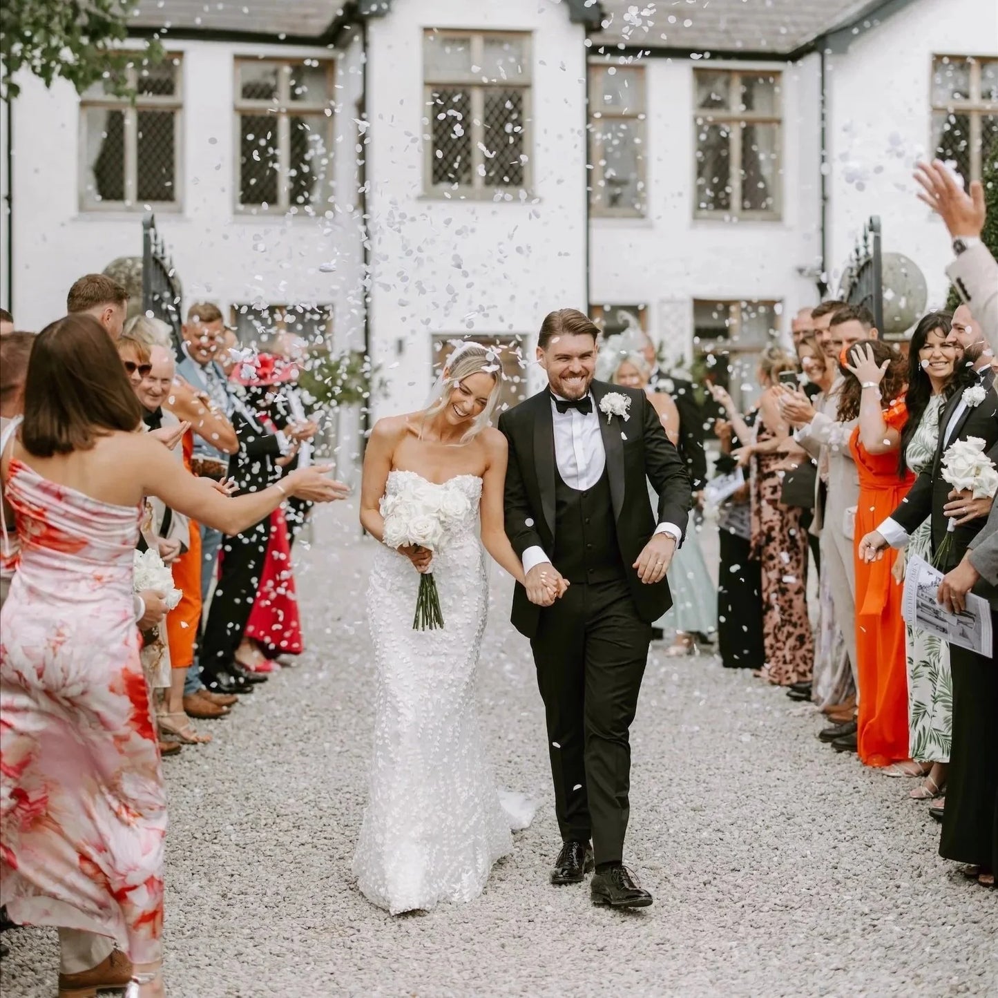 White Biodegradable Paper Confetti
