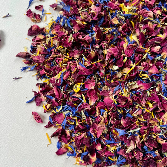 10 Handfuls | Wildbloom Petal Confetti | 100% Natural Biodegradable Confetti | Real Petals