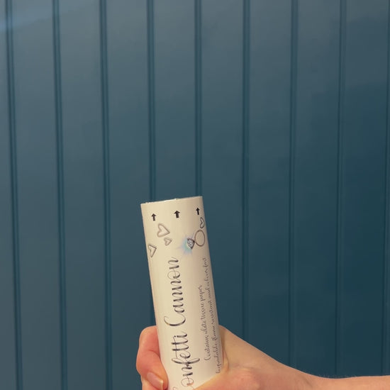White Paper Confetti Cannon