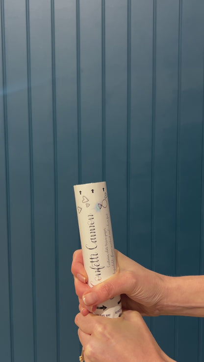 White Paper Confetti Cannon