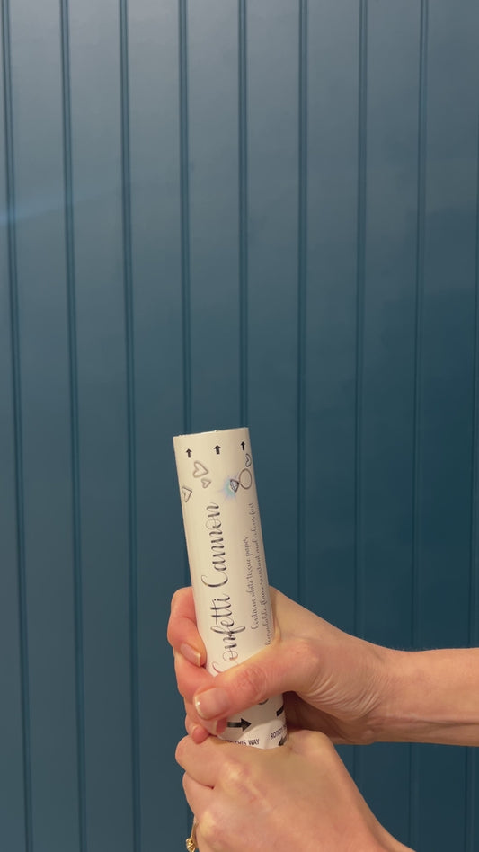 White Paper Confetti Cannon
